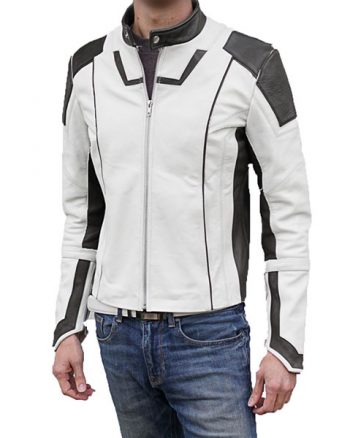 SpaceX Dragon Space Suit Inspired Leather Jacket