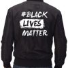 Black Lives Matter (BLM) Black Bomber Jacket | US Jackets