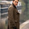 The Gentlemen Dry Eye Wool Coat | Henry Golding Wool Trench Coat