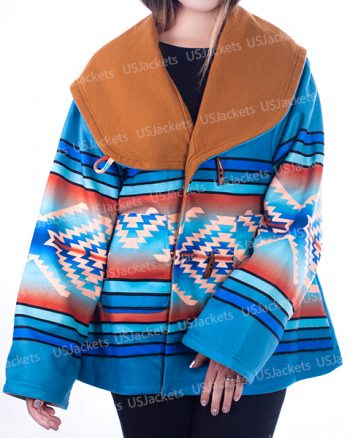 Yellowstone Beth Dutton Classic Semi-Cloak Style Coat
