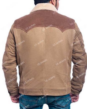 Yellowstone John Dutton Shearling Jacket