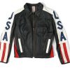 American Flag Selena Gomez Jacket | Leather USJacket