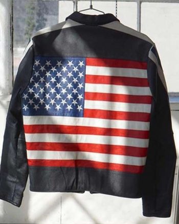 American Flag Selena Gomez Jacket
