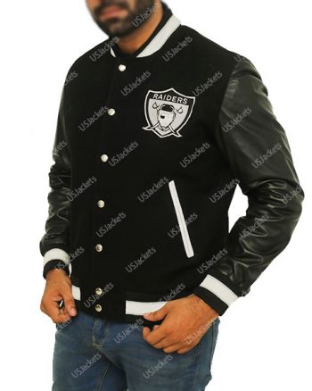 Mens Raiders Varsity Jacket