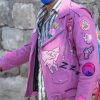 The Unbearable Weight of Massive Talent Nic Cage Jacket  | Nicolas Cage Pink Jacket