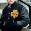 Rudy Daniel E. ‘Rudy’ Ruettiger Jacket | Sean Astin Wool Leather Sleeves Jacket