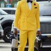 Cam Newton Yellow Wool-blend Suit | USJackets