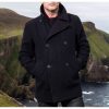Shetland DI Jimmy Perez Peacoat | Douglas Henshall Wool Peacoat