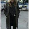 Manifest Michaela Stone Grey Coat | Melissa Roxburgh Wool-blend Coat