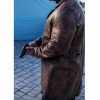 Red Notice Dwayne Johnson Coat | Dwayne Johnson Brown Leather Coat