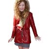 The Christmas Chronicles 2 Kate Coat | Darby Camp Leather Coat
