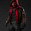 Titans Robin Hooded Jacket | Curran Walters Leather Jacket