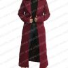 Michelle Obama Maroon Coat in Inauguration Day Ceremony 2021 – Front 1