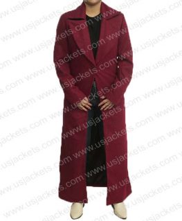 Michelle Obama Maroon Coat