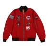 Cappin Bomber II Red Jacket