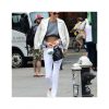 Kendall Jenner White Leather Jacket