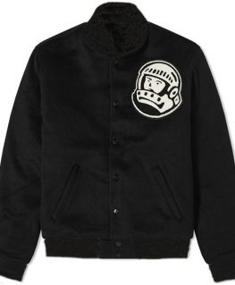 Black Billionaire Boys Club Astro Patch Varsity Jacket