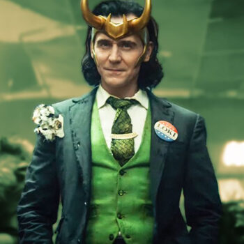 Loki 2021 Tom Hiddleston Wool-Blend Grey Suit