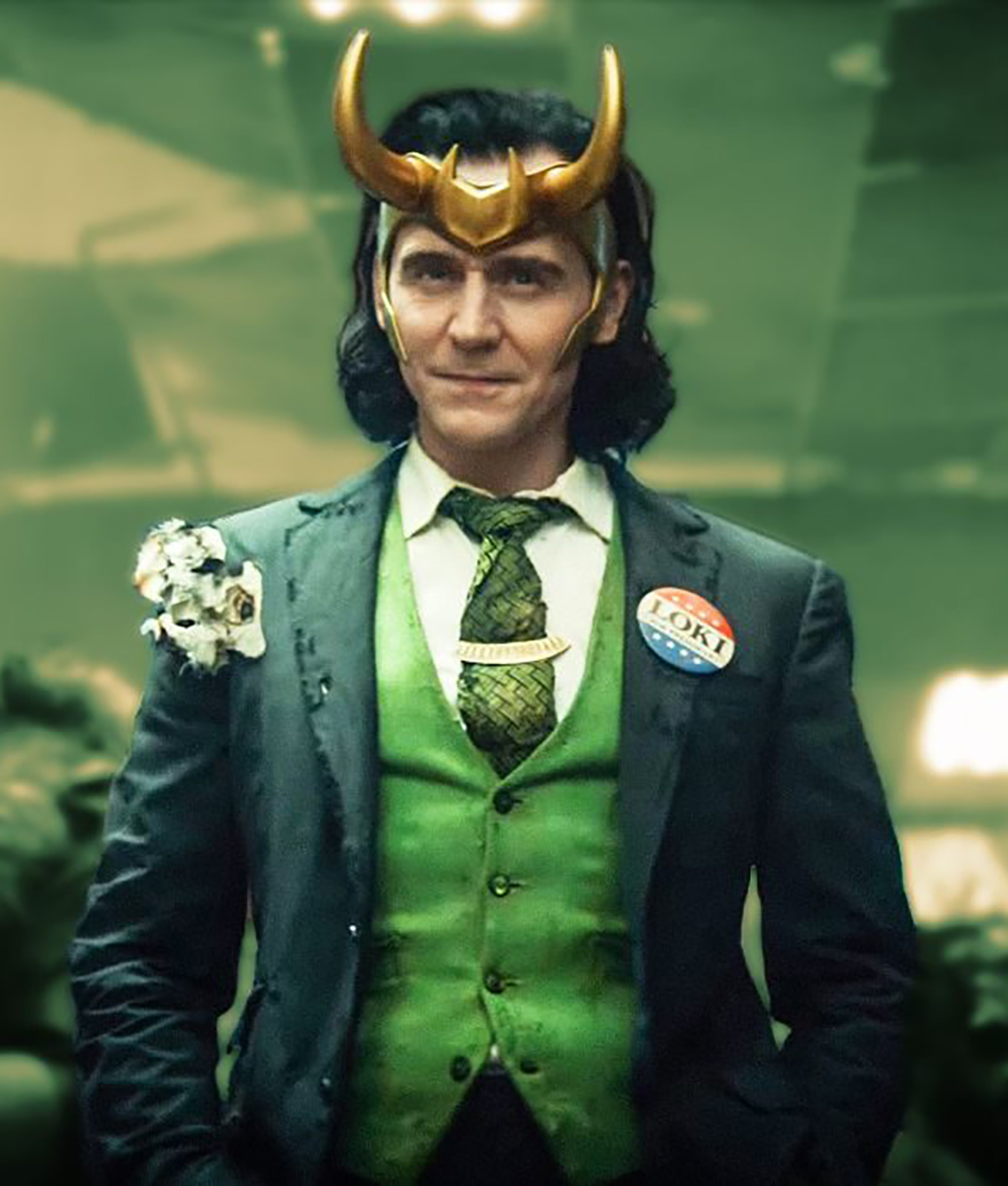Loki 2021 Tom Hiddleston Grey Suit