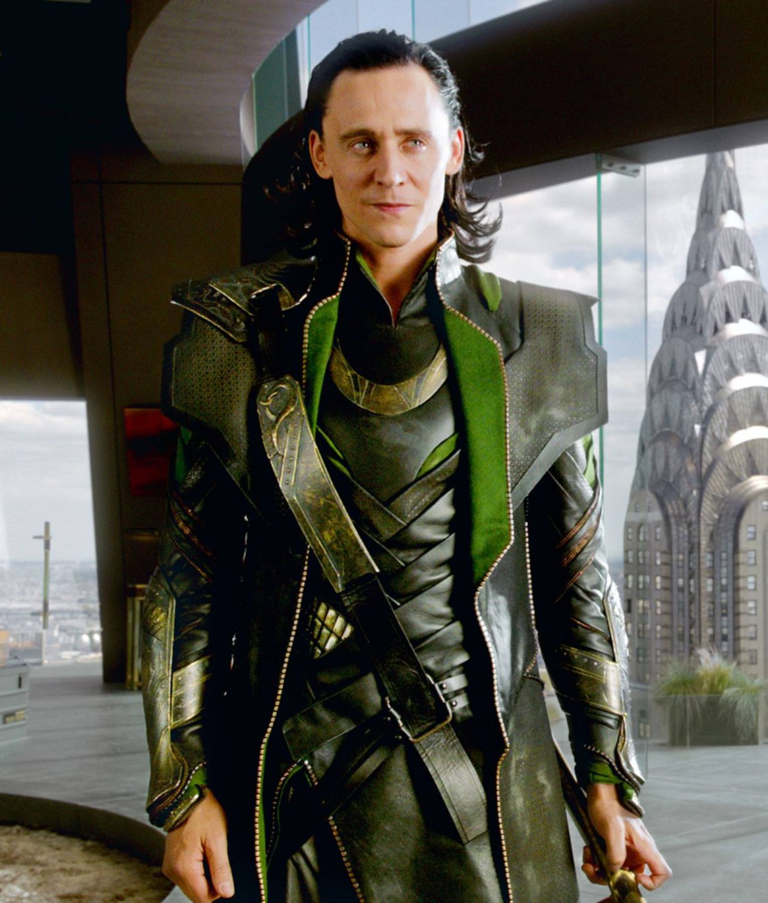 Loki Black Leather Coat (5)