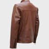 Mens Style Brown Leather Jacket2