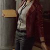 Resident Evil Infinite Darkness Red Leather Jacket2