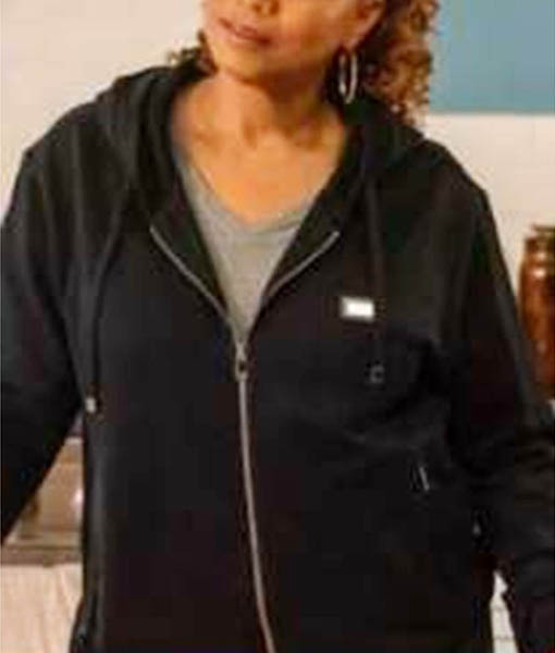 The Equalizer Queen Latifah Black Hooded Jacket