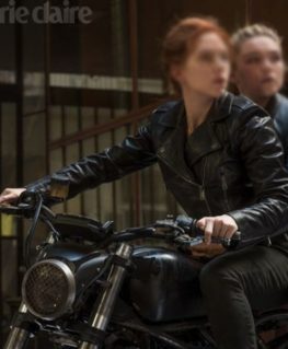 Natasha Romanoff Black Widow 2021 Motorcycle Jacket