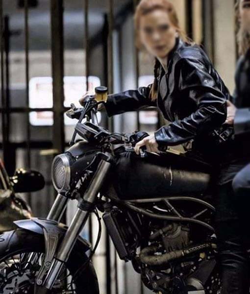 Natasha Romanoff Black Widow 2021 Motorcycle Jacket