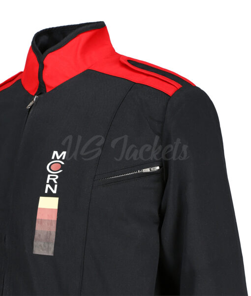 MCRN Mens Fleece Black Jacket