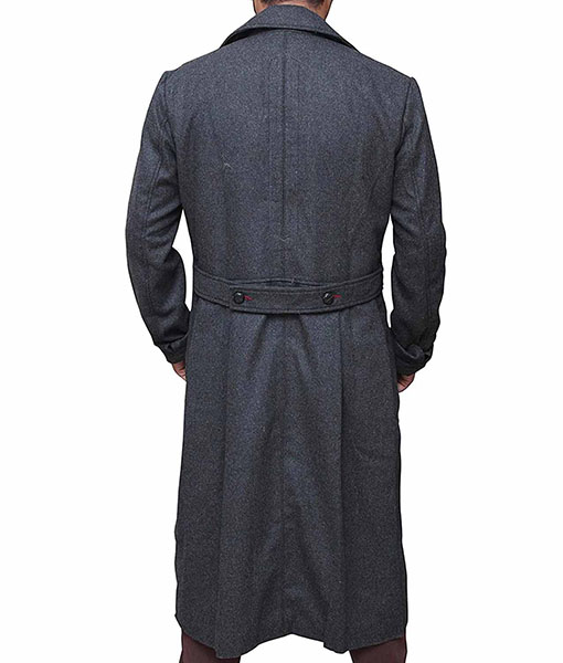 Sherlock Holmes Black Trench Coat