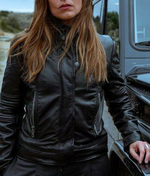 Dopesick 2021 Amber Leather Jacket