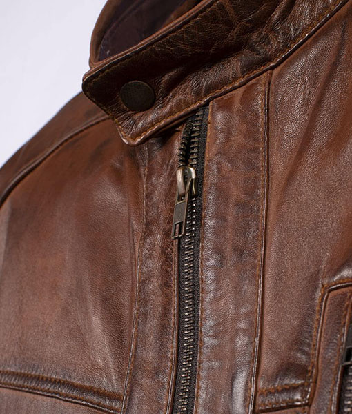 Men's Classic Leather Racer Jacket
