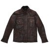 Men’s Field Jacket with Double Collar