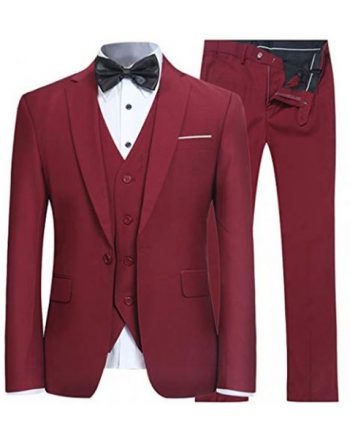 Peaky Blinders Thomas Shelby Red Three Piece Suit