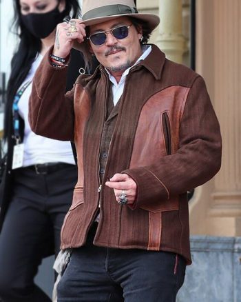 San Sebastián Film Festival Johnny Depp Brown Jacket