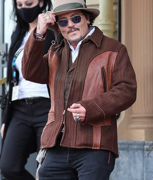 San Sebastián Film Festival Johnny Depp Brown Jacket