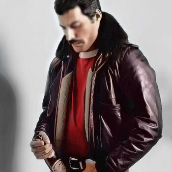 Freddie Mercury Bomber Leather Jacket