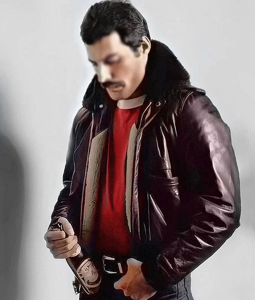 Freddie Mercury Bomber Leather Jacket
