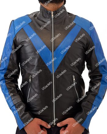 Gotham Knights Nightwing Leather Jacket