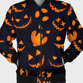 Halloween Pattern Pumpkins Jacket