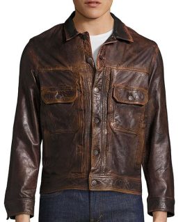 Men’s Gilded Age Cognac Brown Jacket