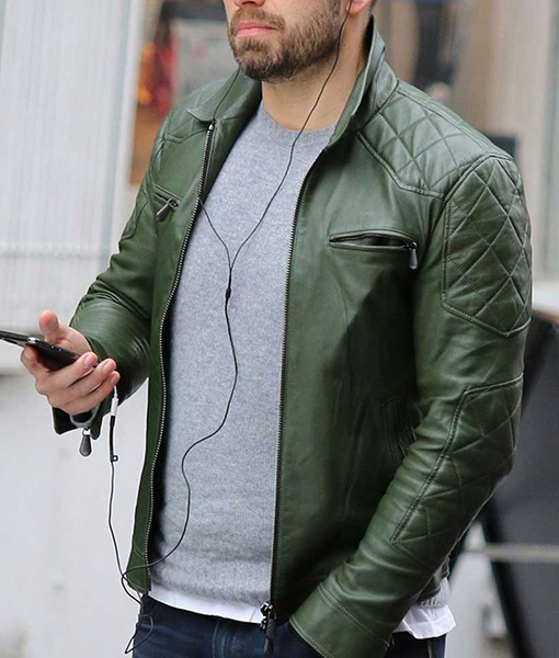 Sebastian Stan Green Jacket