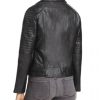 Beth Black Biker Leather Jacket
