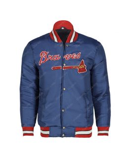 Hobson Braves Blue Bomber Jacket