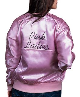 Pink Ladies Satin Jacket