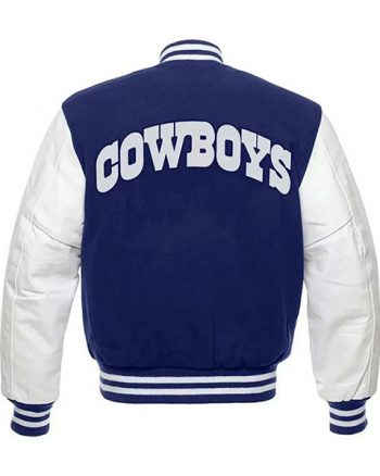 Cowboys Unisex Blue Varsity Jacket