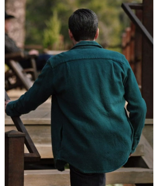 Harold Mens Green Wool Blend Jacket