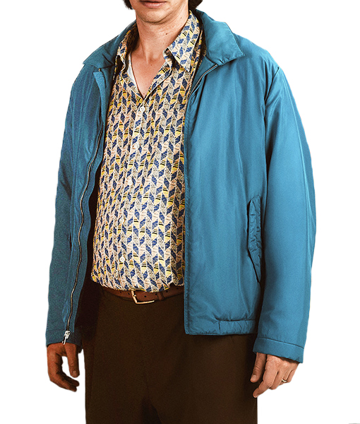 Jeffrey Mens Blue Cotton Jacket