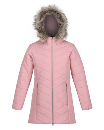 Mary Womens Pink Puffer Coat